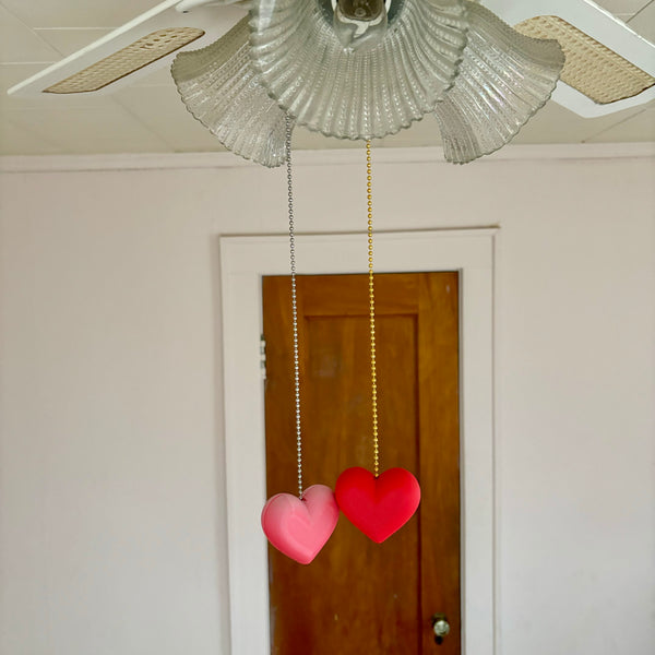 Puffy Heart Ceiling Fan Pulls