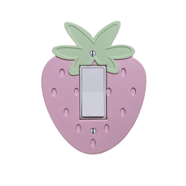 Strawberry Light Switch Cover (Single)