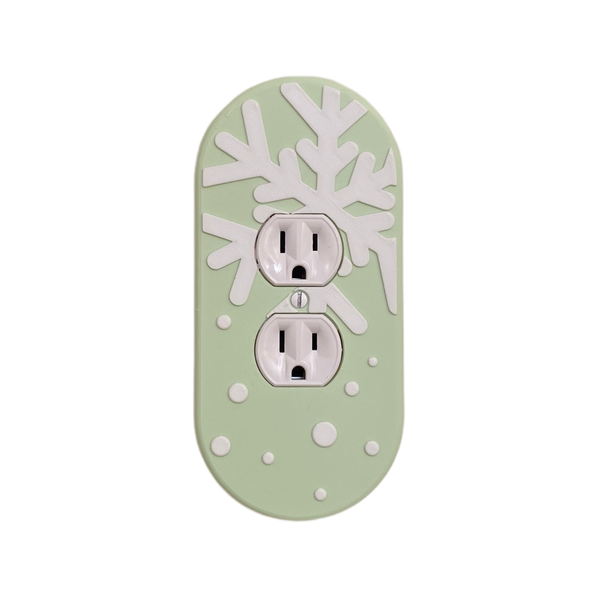 Snowflake Light Switch Cover (Outlet)