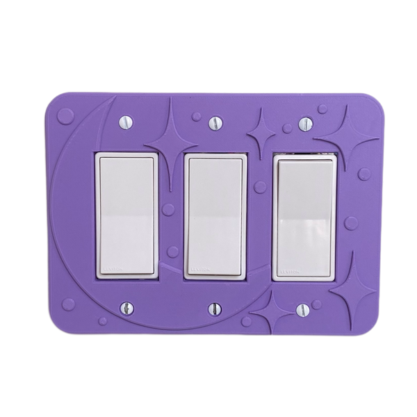 Moon Light Switch Cover (Triple)
