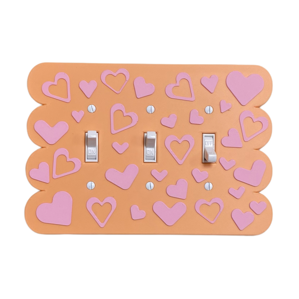 Love Light Switch Cover (Triple)
