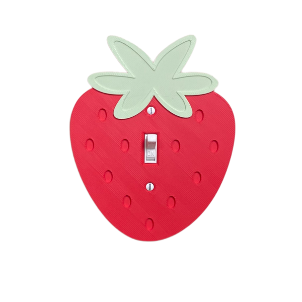 Strawberry Light Switch Cover (Single)