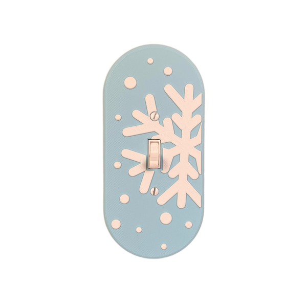 Snowflake Light Switch Cover (Single)