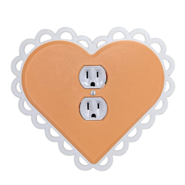 Heart Light Switch Cover (Outlet)