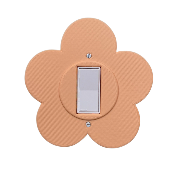 Flower Light Switch Cover (single)