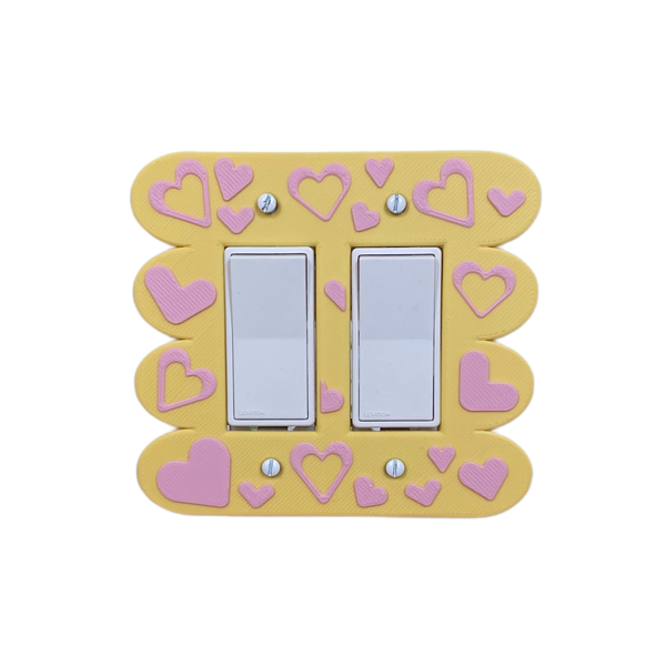 Love Light Switch Cover (Double)