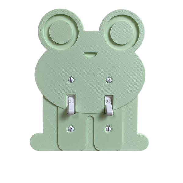 Frog Light Switch Cover (Double)