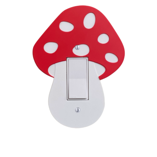 Mushroom Light Switch Cover (Single)