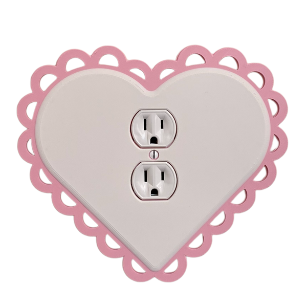 Heart Light Switch Cover (Outlet)