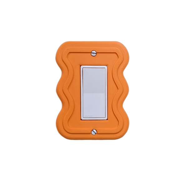 Squiggly Light Switch Cover (Single)