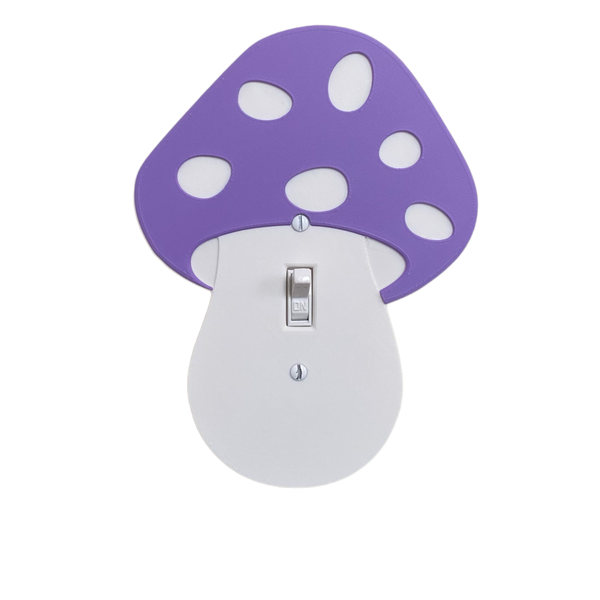Mushroom Light Switch Cover (Single)
