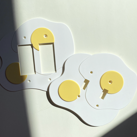 Egg Light Switch Cover (Double)