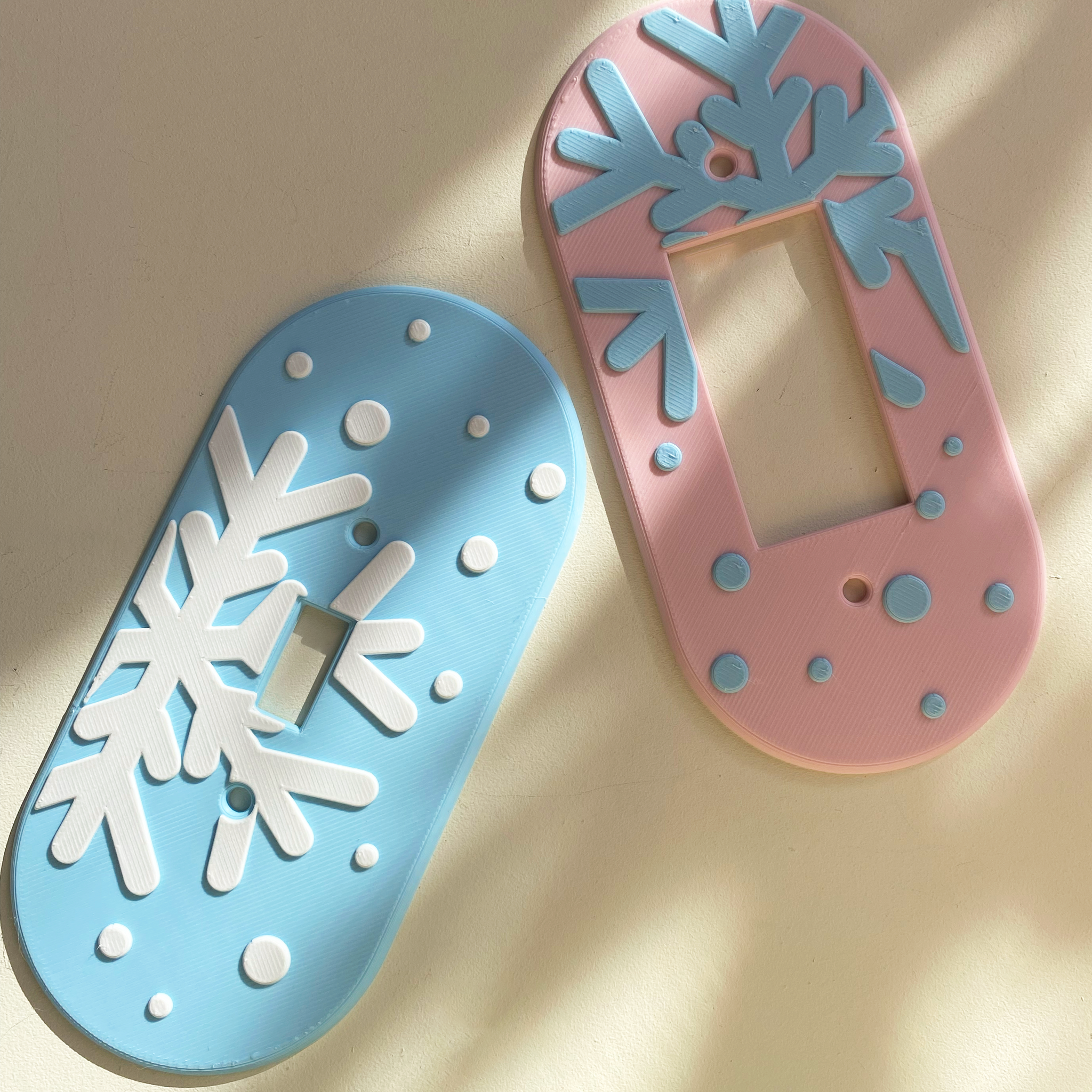 Snowflake Light Switch Cover (Single)