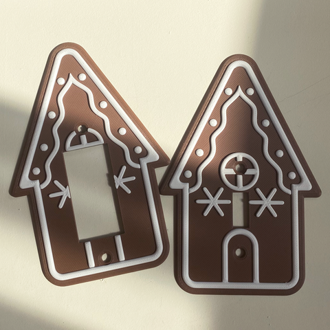 Gingerbread House Light Switch Cover (Single)